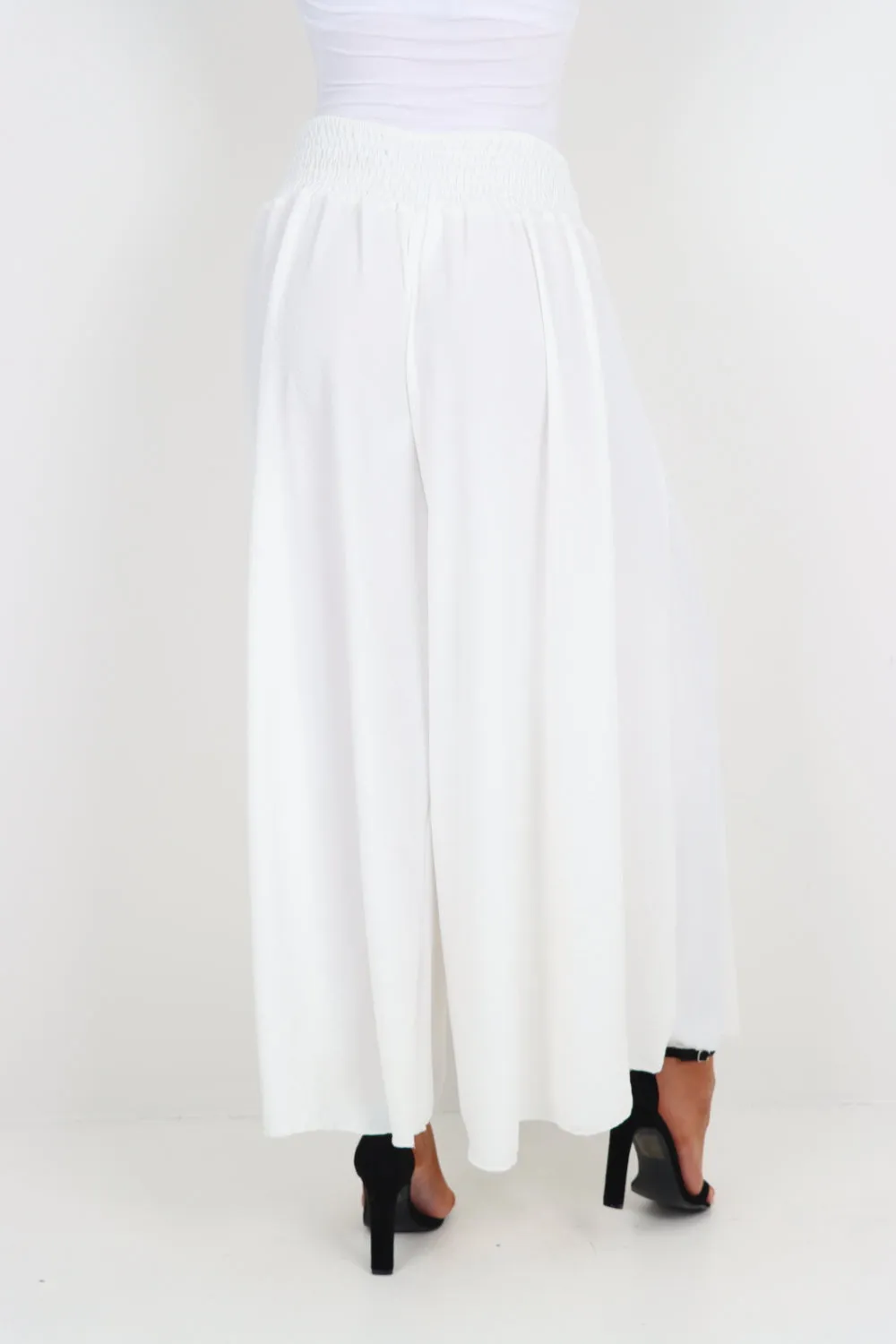 Italian Plain Palazzo Trousers