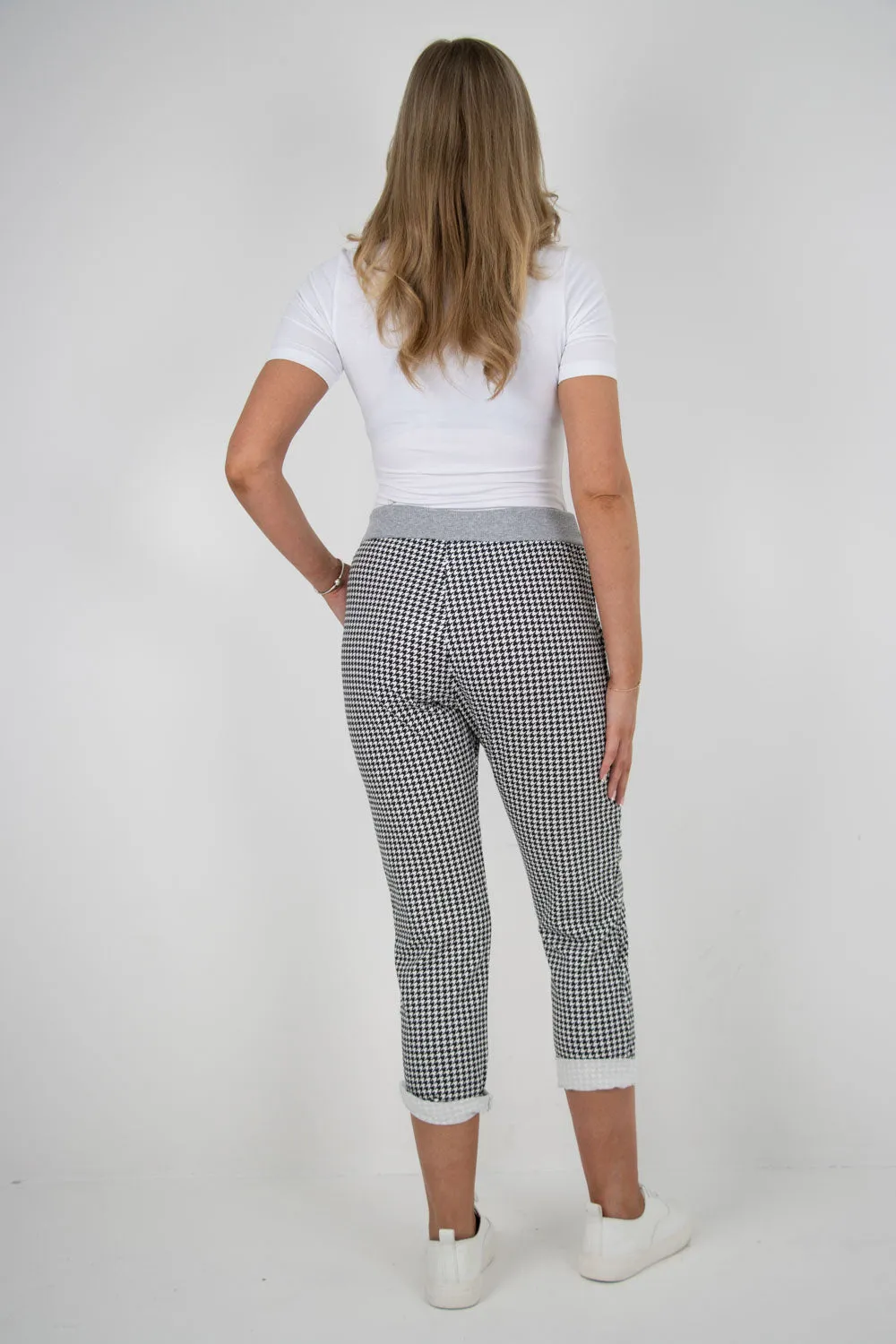 Italian Printed Cotton Ladies Trouser