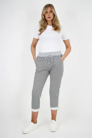 Italian Printed Cotton Ladies Trouser