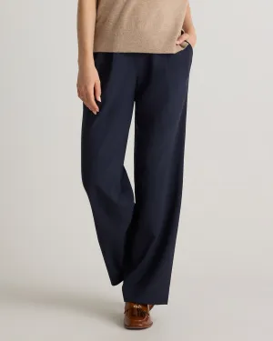 Italian Wool Pleated Trouser