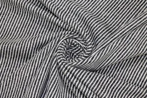Italian Wool Twill - Black and White