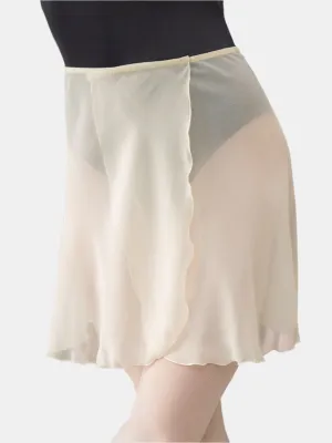 Ivory Wrap Short Dance Skirt MP345