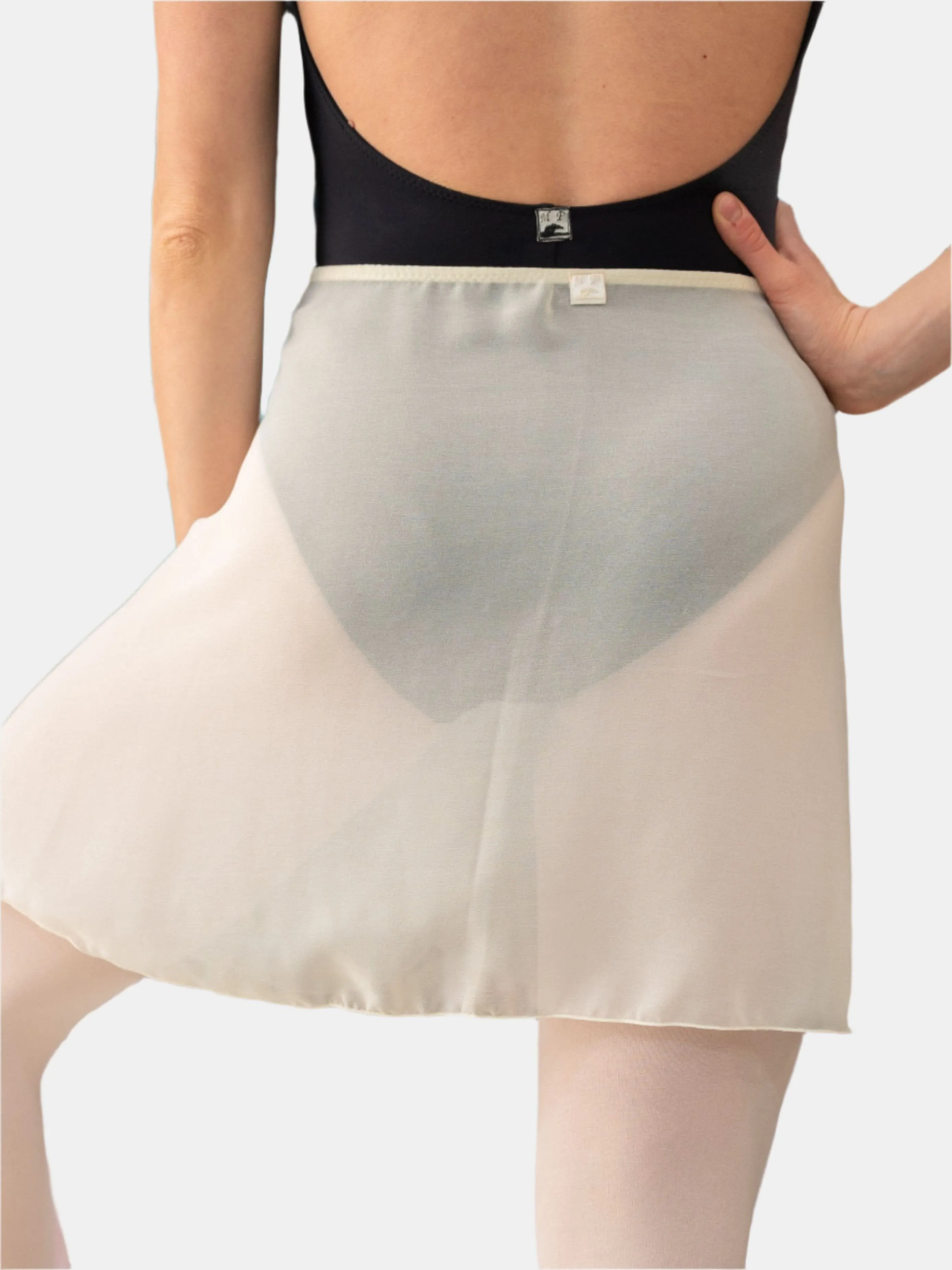 Ivory Wrap Short Dance Skirt MP345