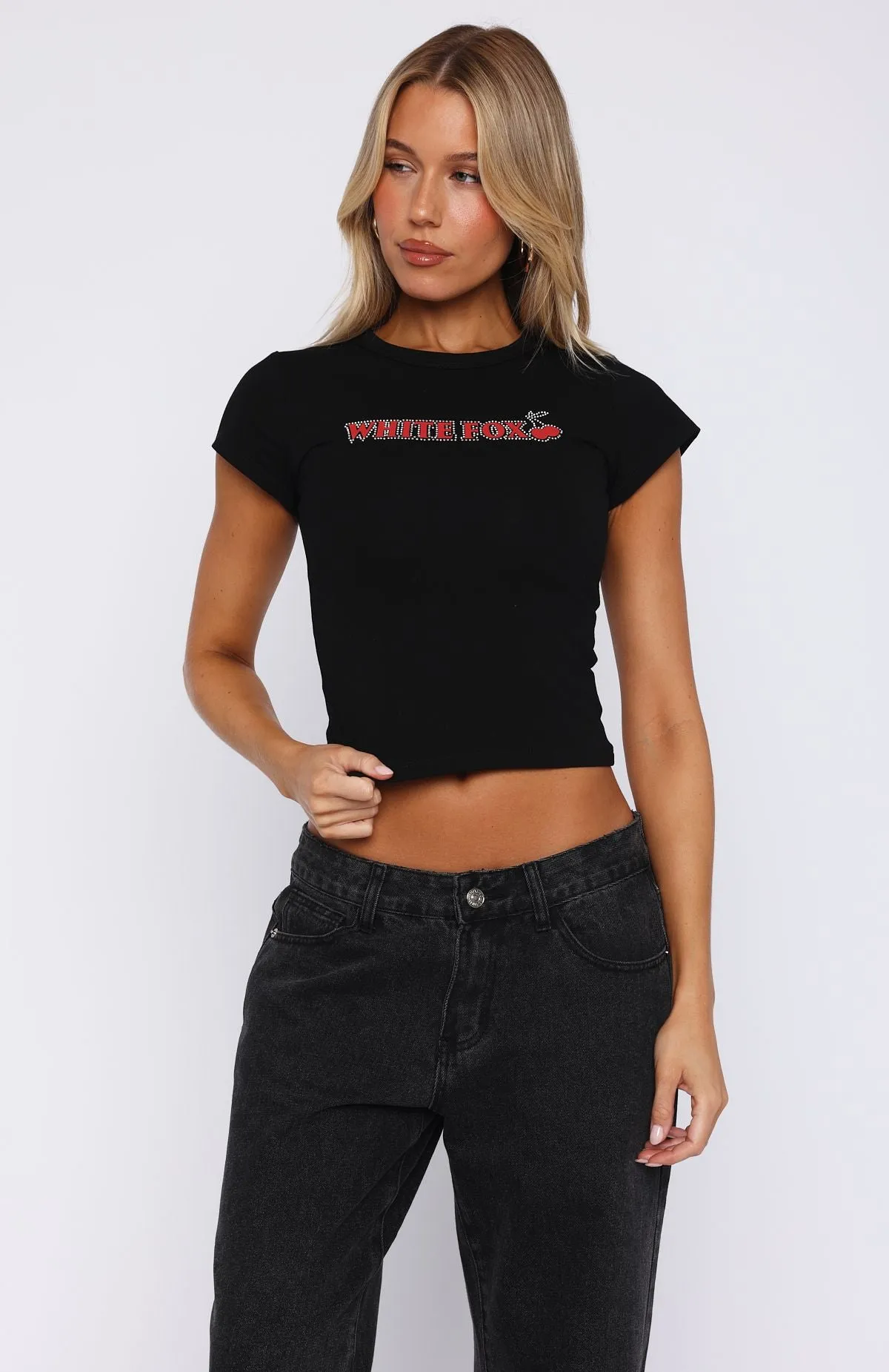 AntiSlipGrip J'adore You Baby Tee Black