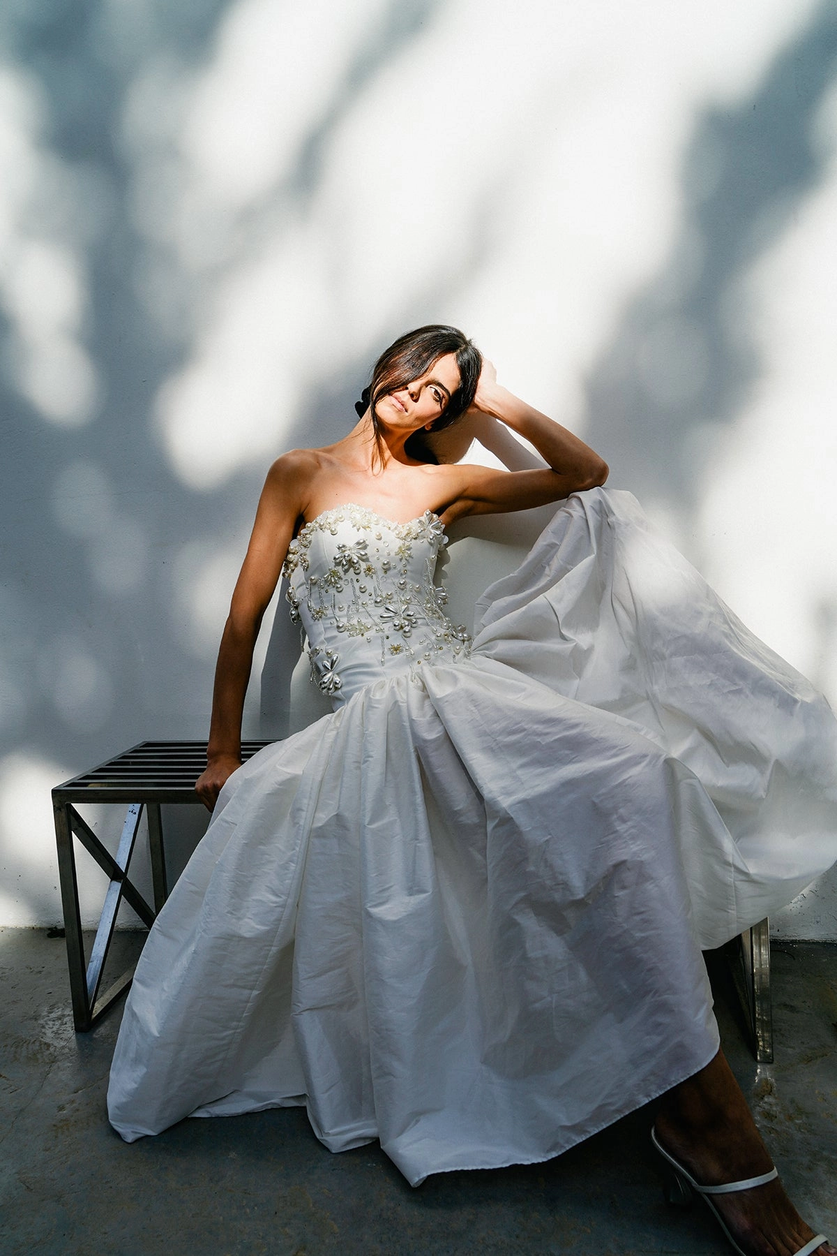 Lower Hem Jardin Pluvieux Dress