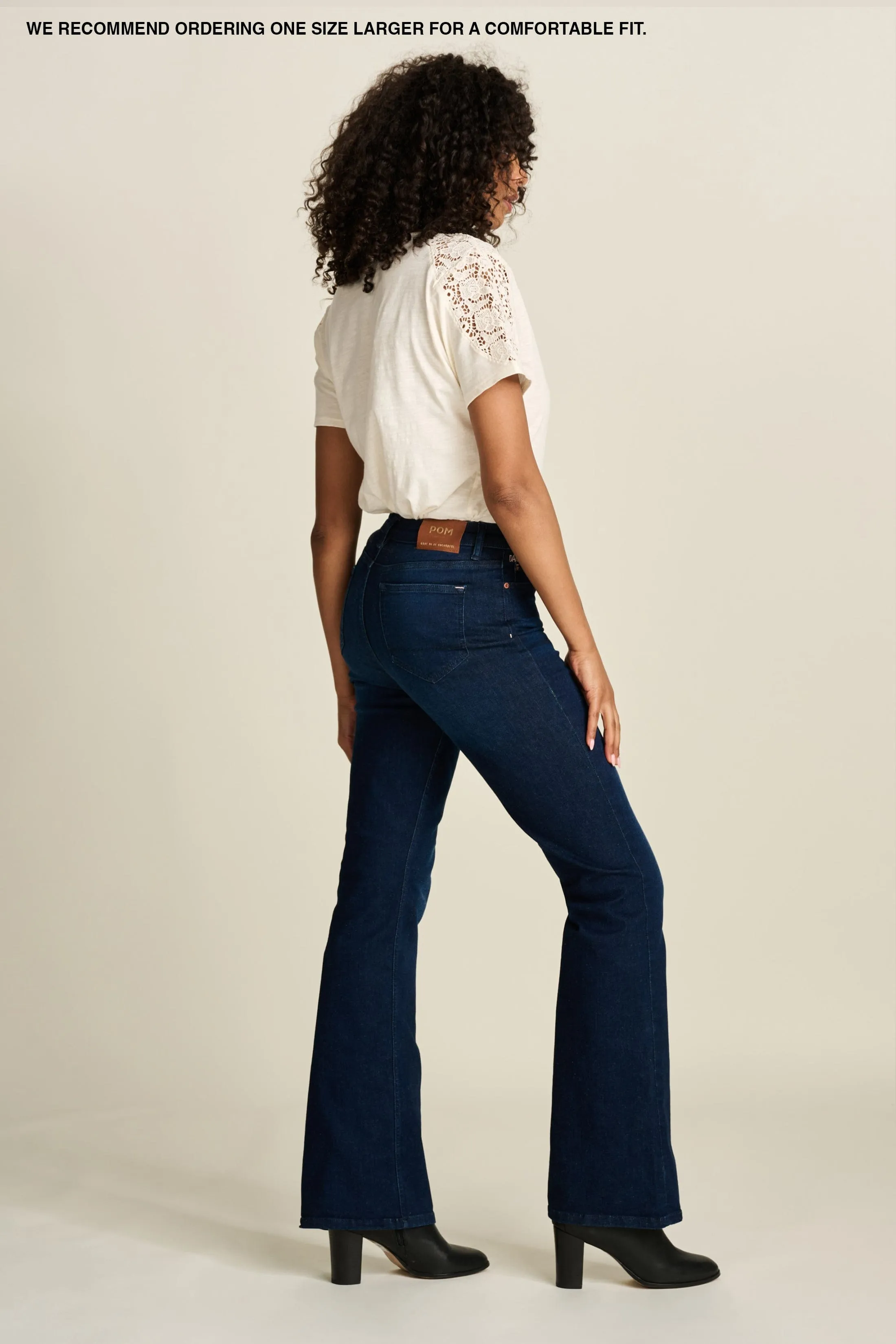 JEANS - Esmee Flare Dark Blue