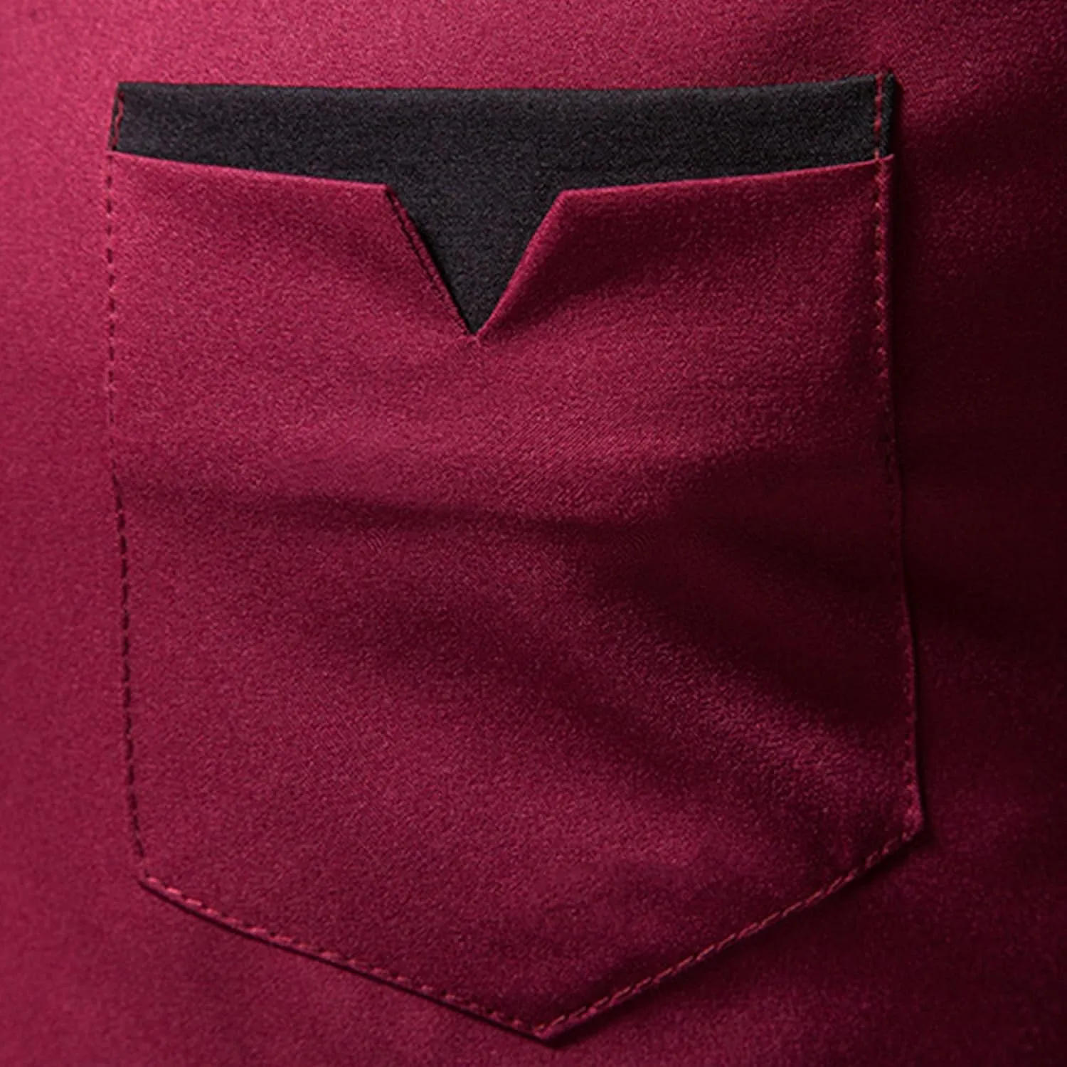 JEShifangjiusu Men's Long Sleeve Dress Shirt Stand Collar Casual Asymmetric Button Down Shirts Fashion Business Golf Shirt