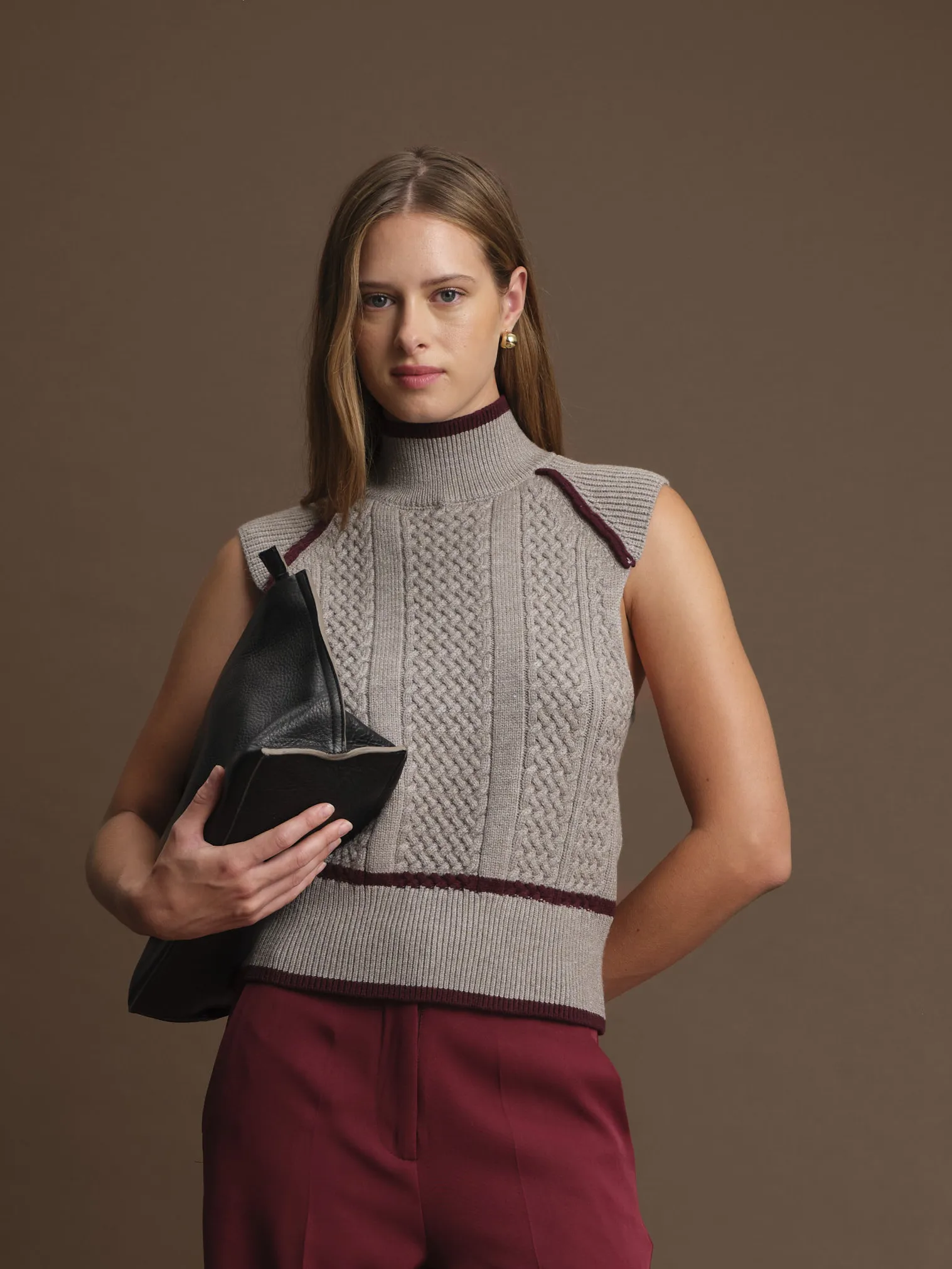 Everyday Neutral Joe Turtleneck Vest