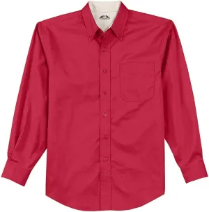 Joe's USA Men's Long Sleeve Wrinkle Resistant Easy Care Shirts in Regular, Big & Tall
