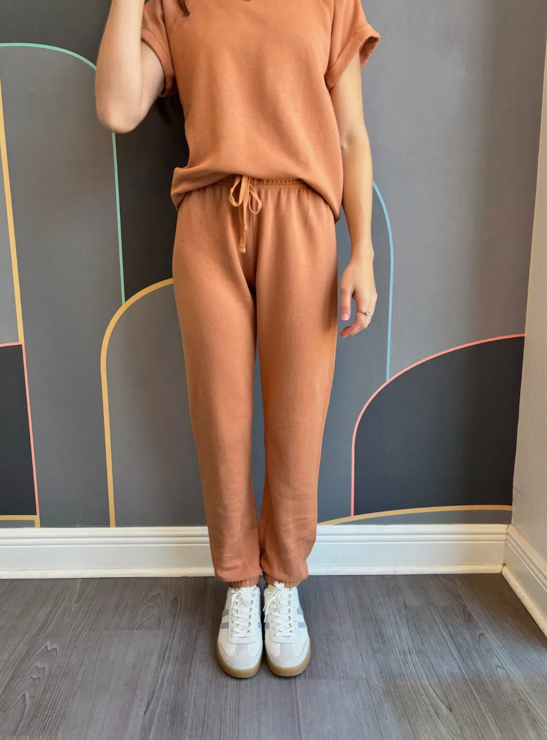 Urban Look Layered Comfort Jogger with Drawcord