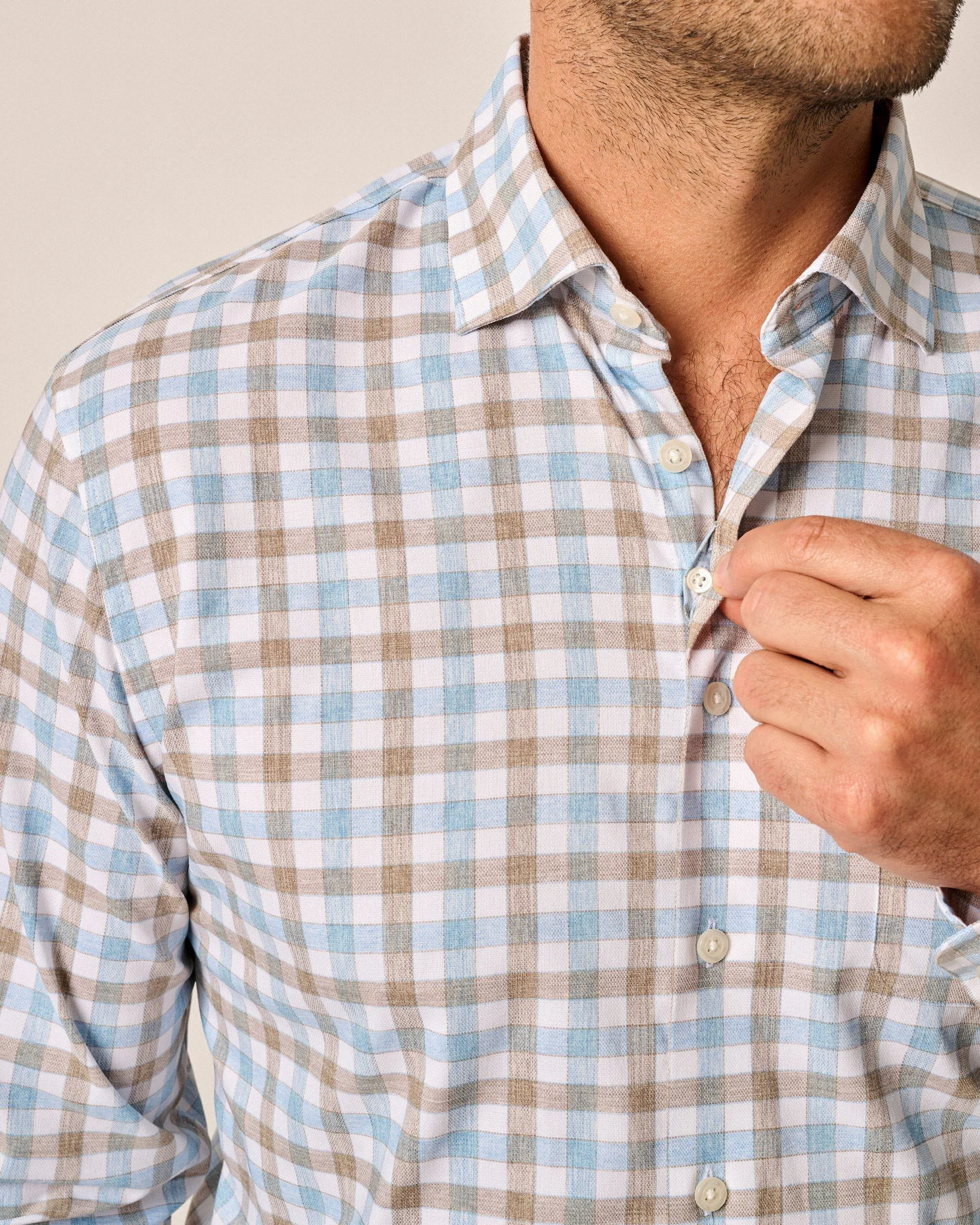 Johnnie O McArthur Performance Button Up Shirt