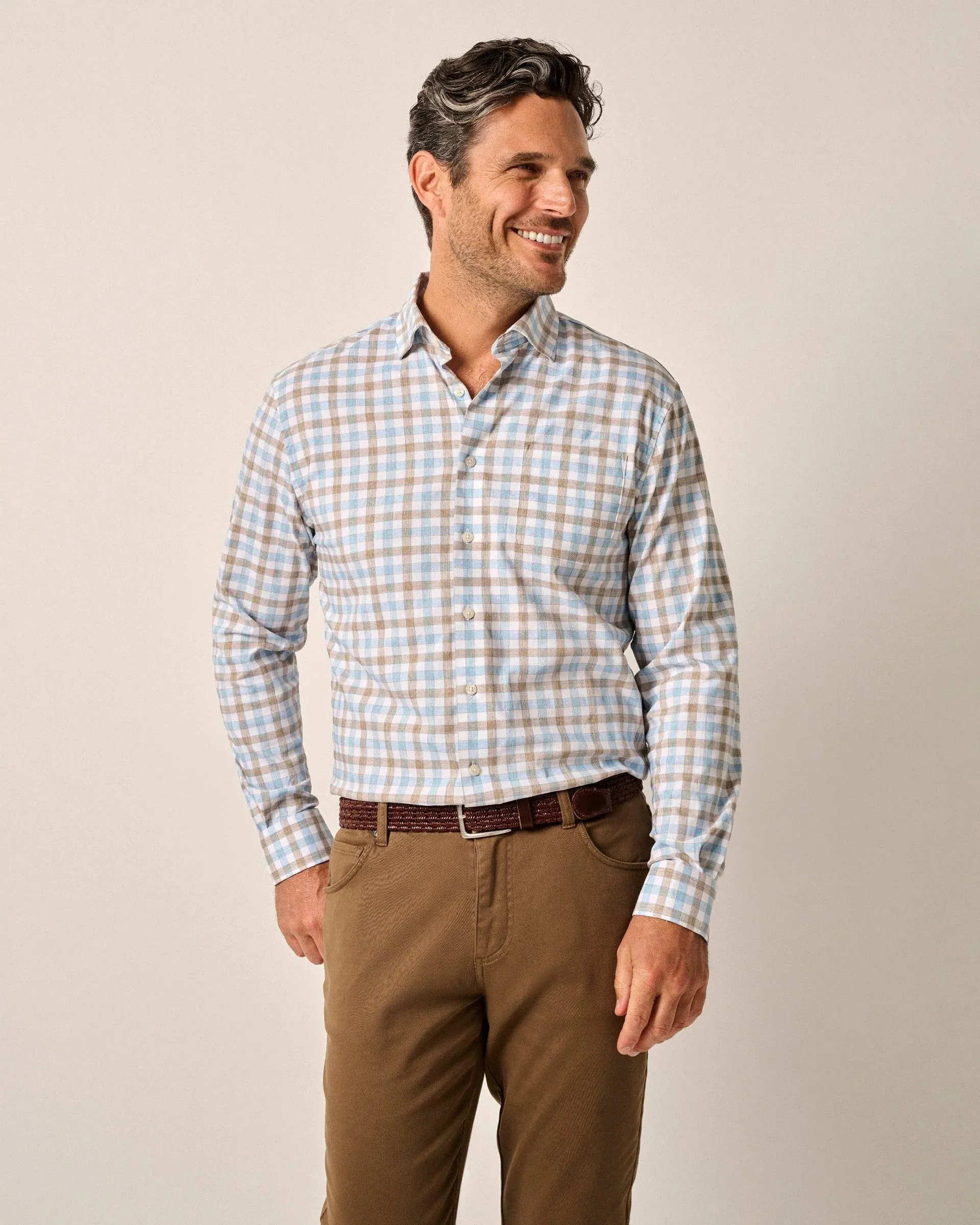 Johnnie O McArthur Performance Button Up Shirt
