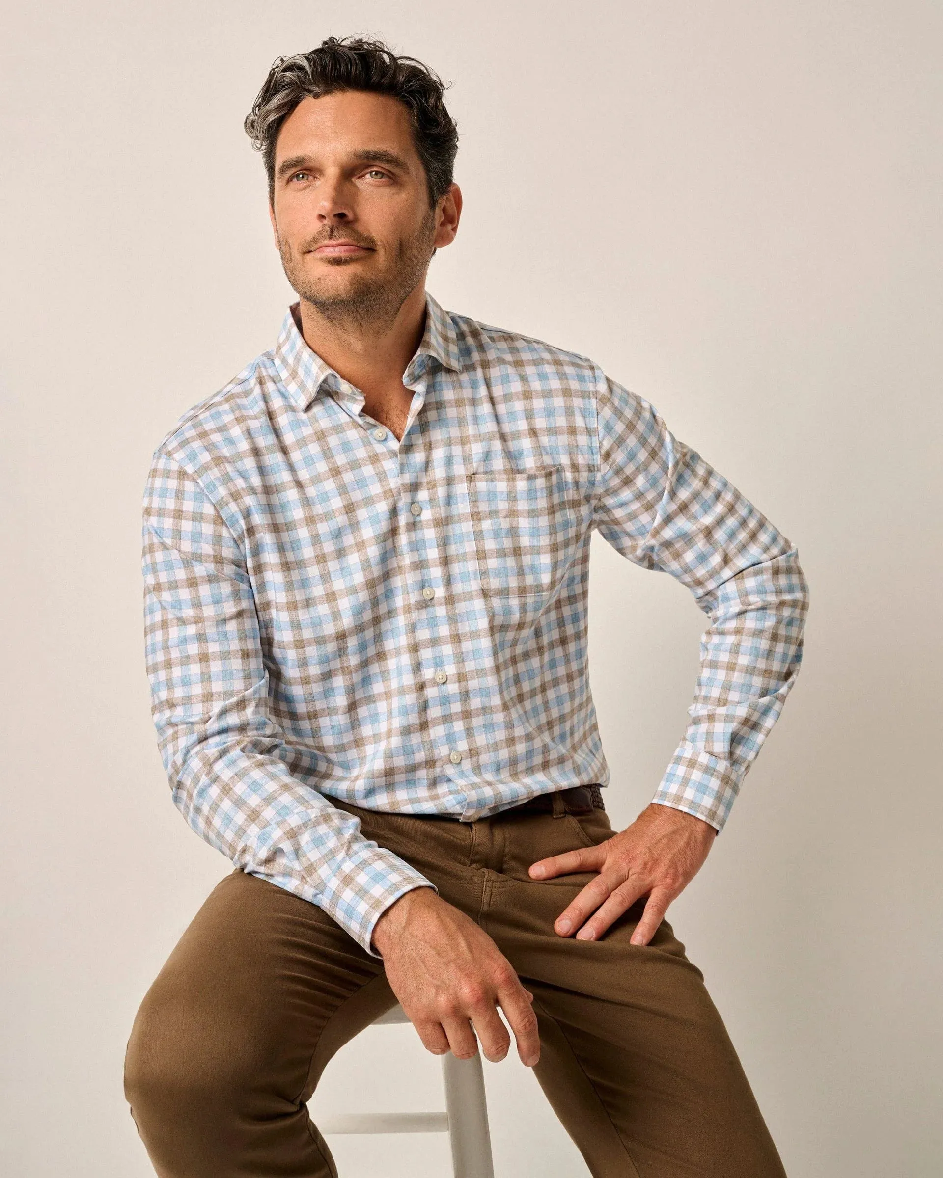 Johnnie O McArthur Performance Button Up Shirt
