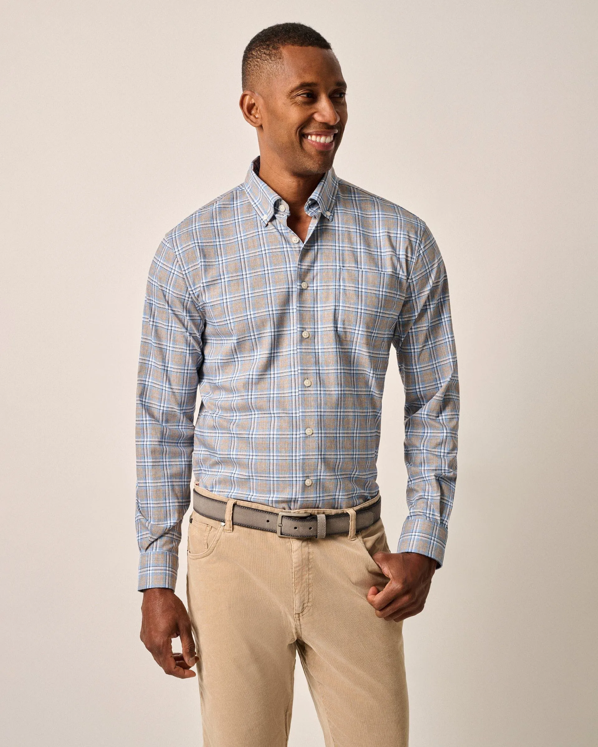 Johnnie O Scotty Performance Button Up Shirt