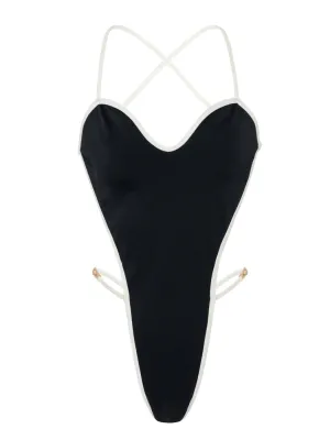 Jolie One Piece Swimsuit | Black Non Restrictive Armhole