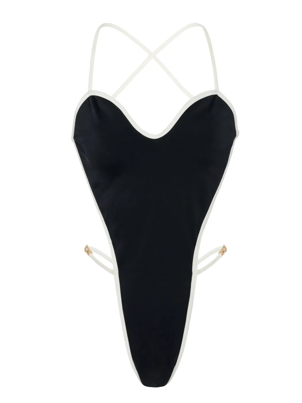 Jolie One Piece Swimsuit | Black Non Restrictive Armhole