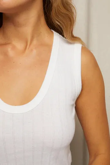 Jordan Pointelle U Tank Top LightweightLayeredFabric