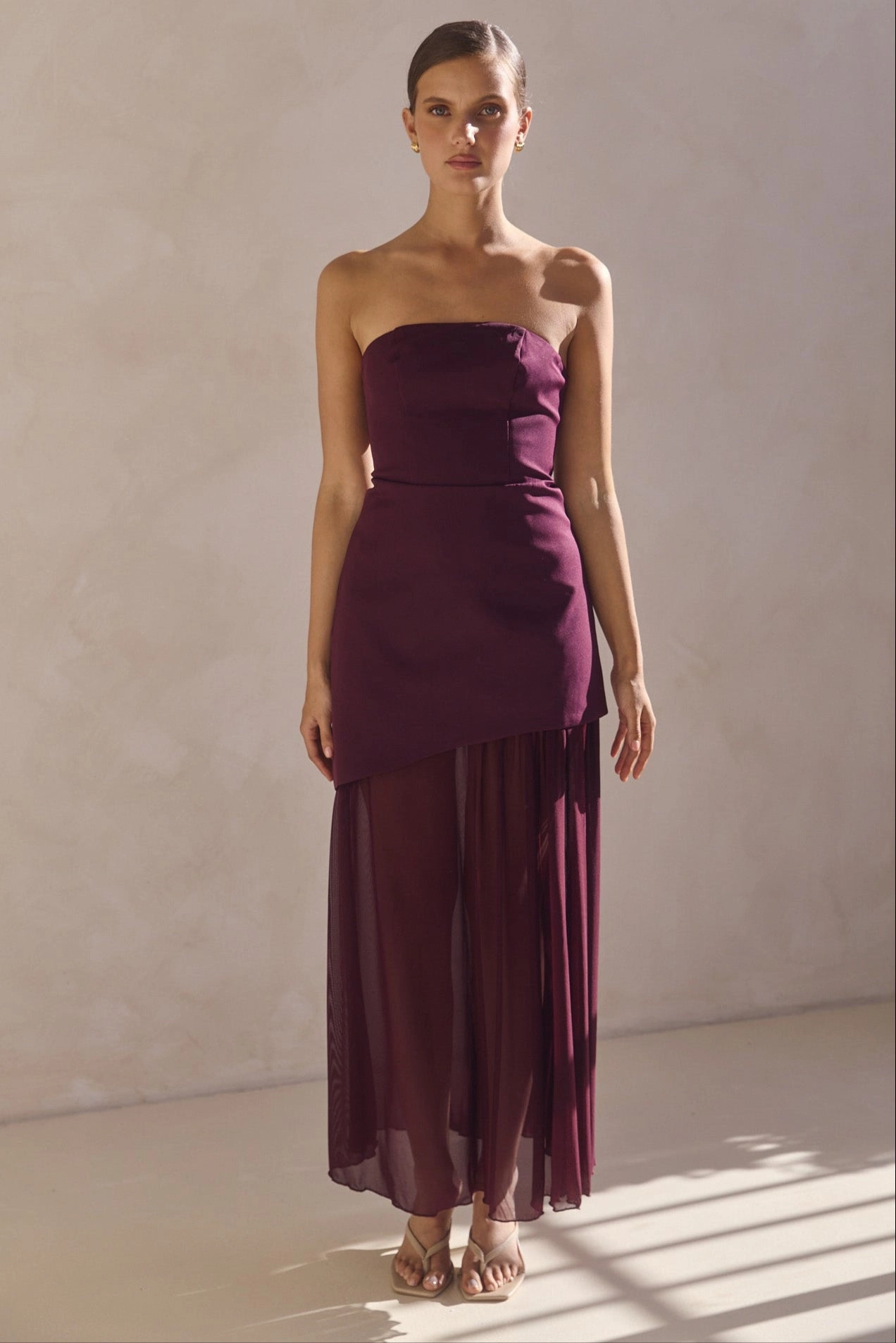 All Season Juliana Maxi Dress (Plum)