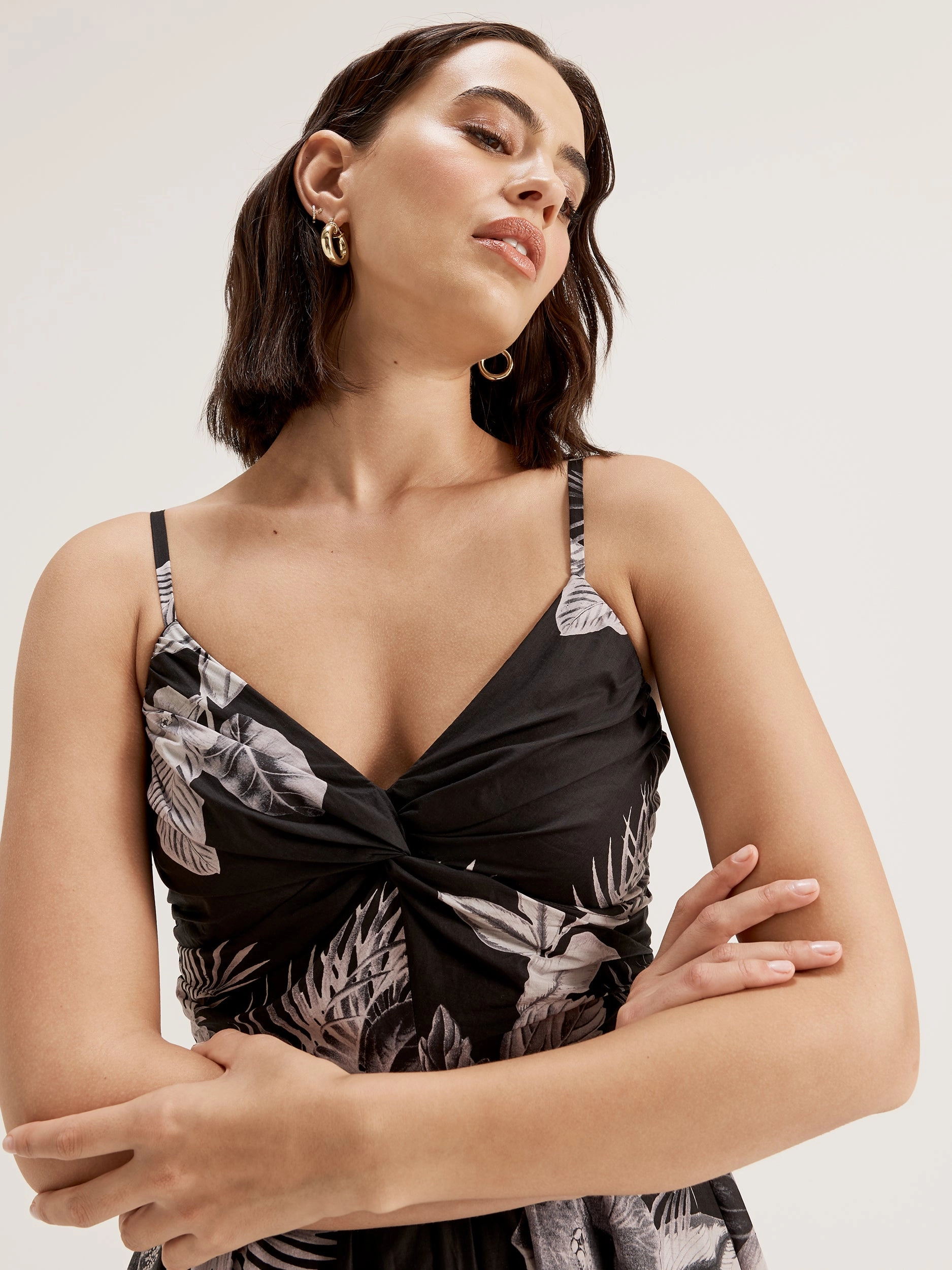 Jungle Night Midi Dress Premium Look