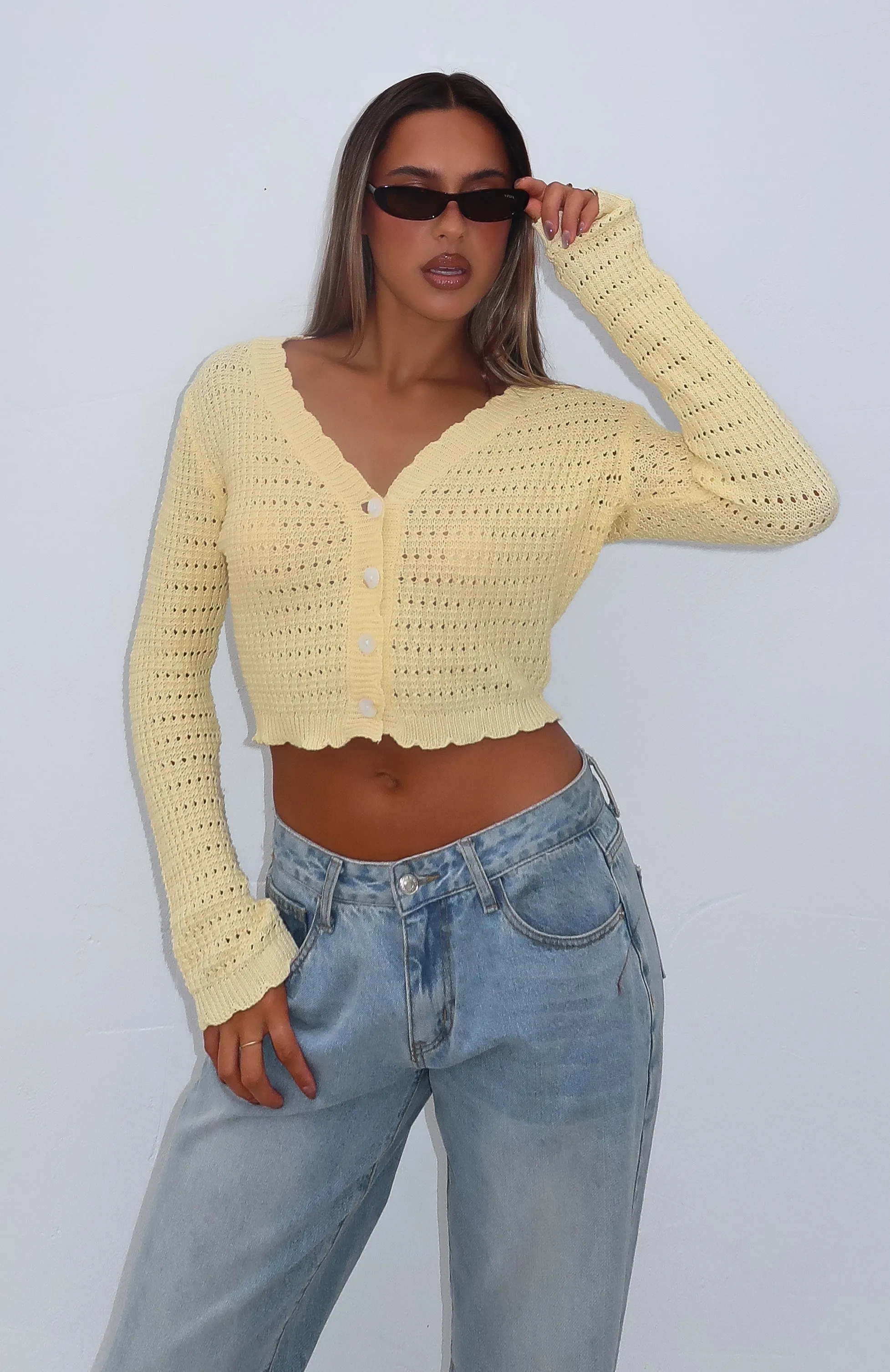 Breathable Linen Blend Just Forget About It Long Sleeve Top Lemon