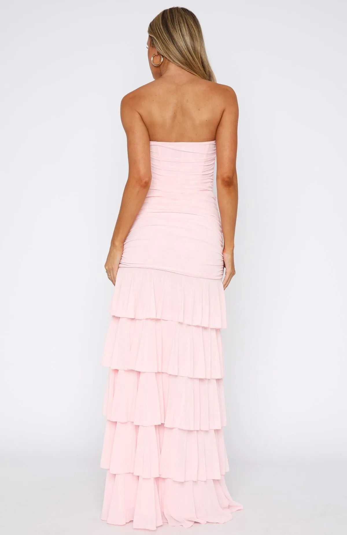 Just Like A Dream Maxi Dress Baby Pink AllClimateAdaptive BondedSeams