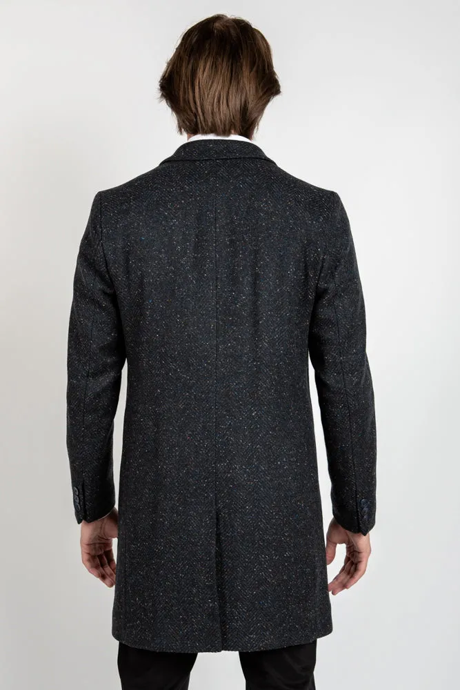 Kaban Wool Coat - Navy