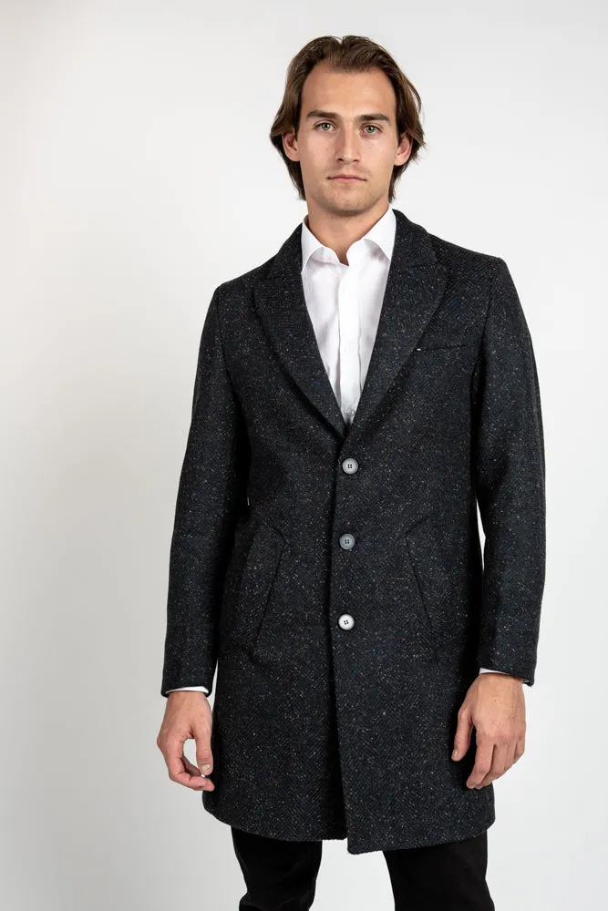 Kaban Wool Coat - Navy