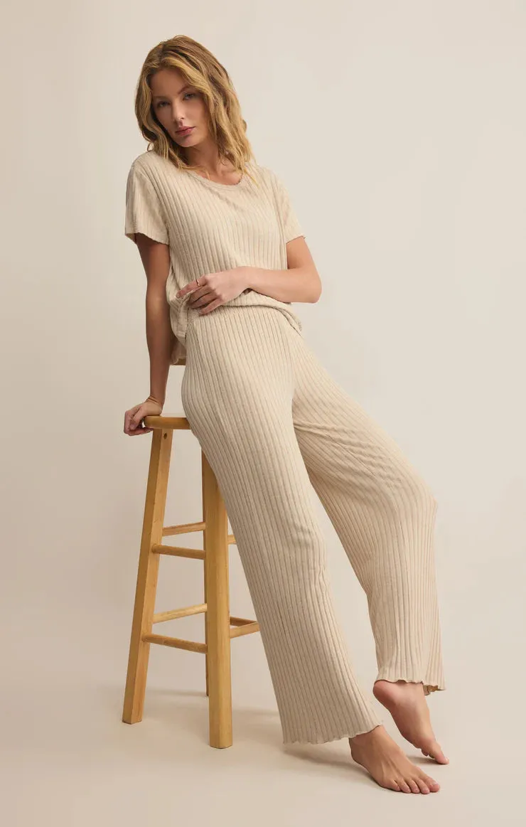 SoftBrushed Kara Rib Tee