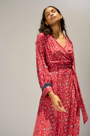 Vibrant pattern Perfect Look KATE LONG SLEEVE MAXI