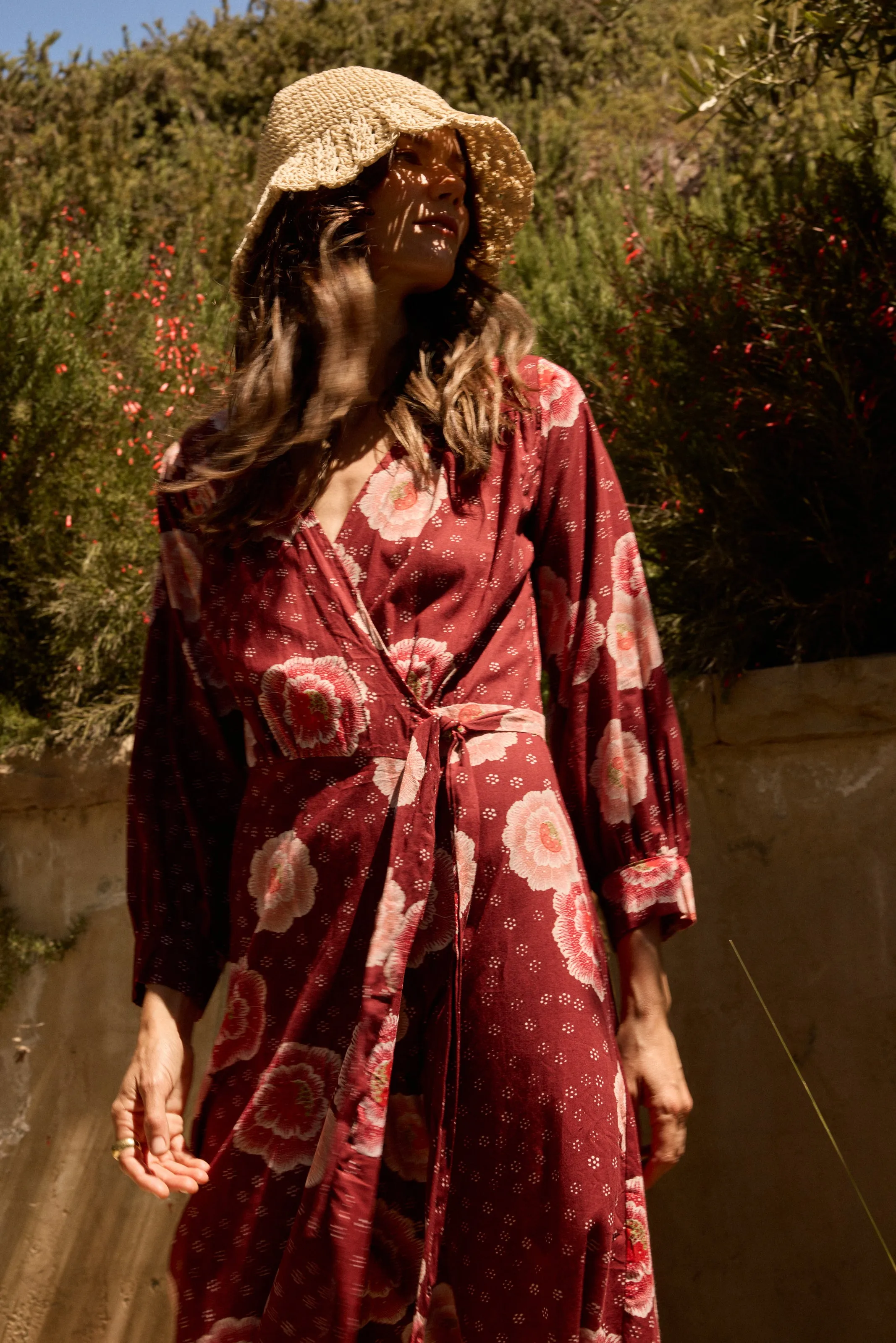 KATE LONG SLEEVE MAXI Padded-Bust