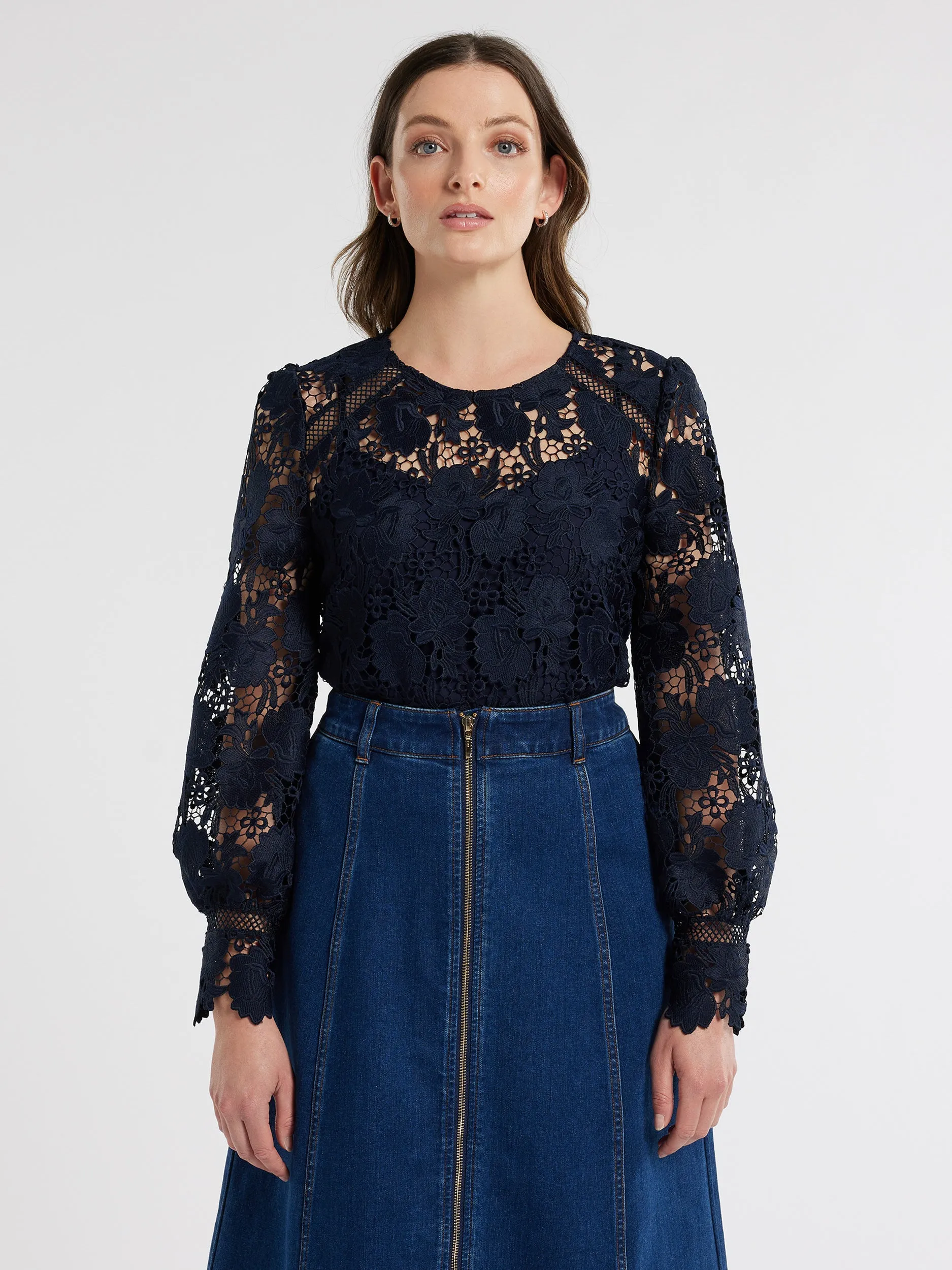 Recycled Polyester Fabric Bold Design Katrina Blouse