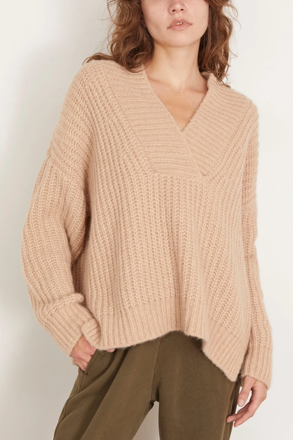 Keyes Sweater in Cream Ice