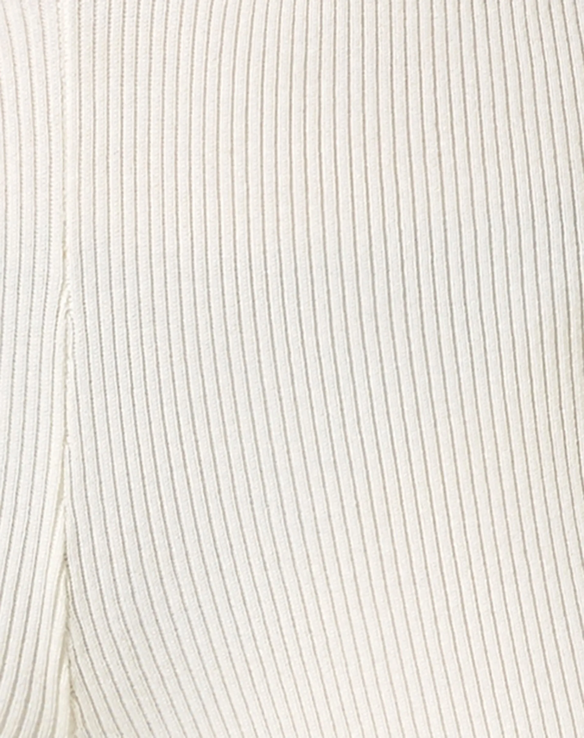 Kharisma Trouser in Rib Star White