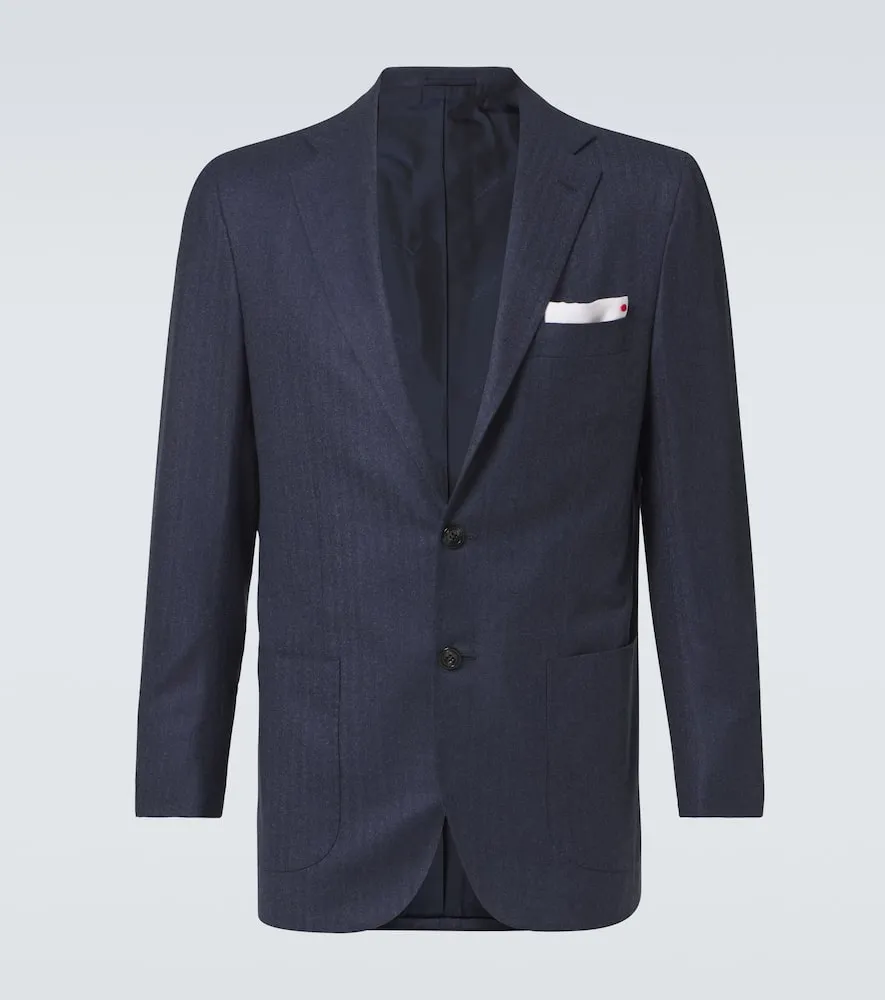 Kiton Wool and cashmere blazer