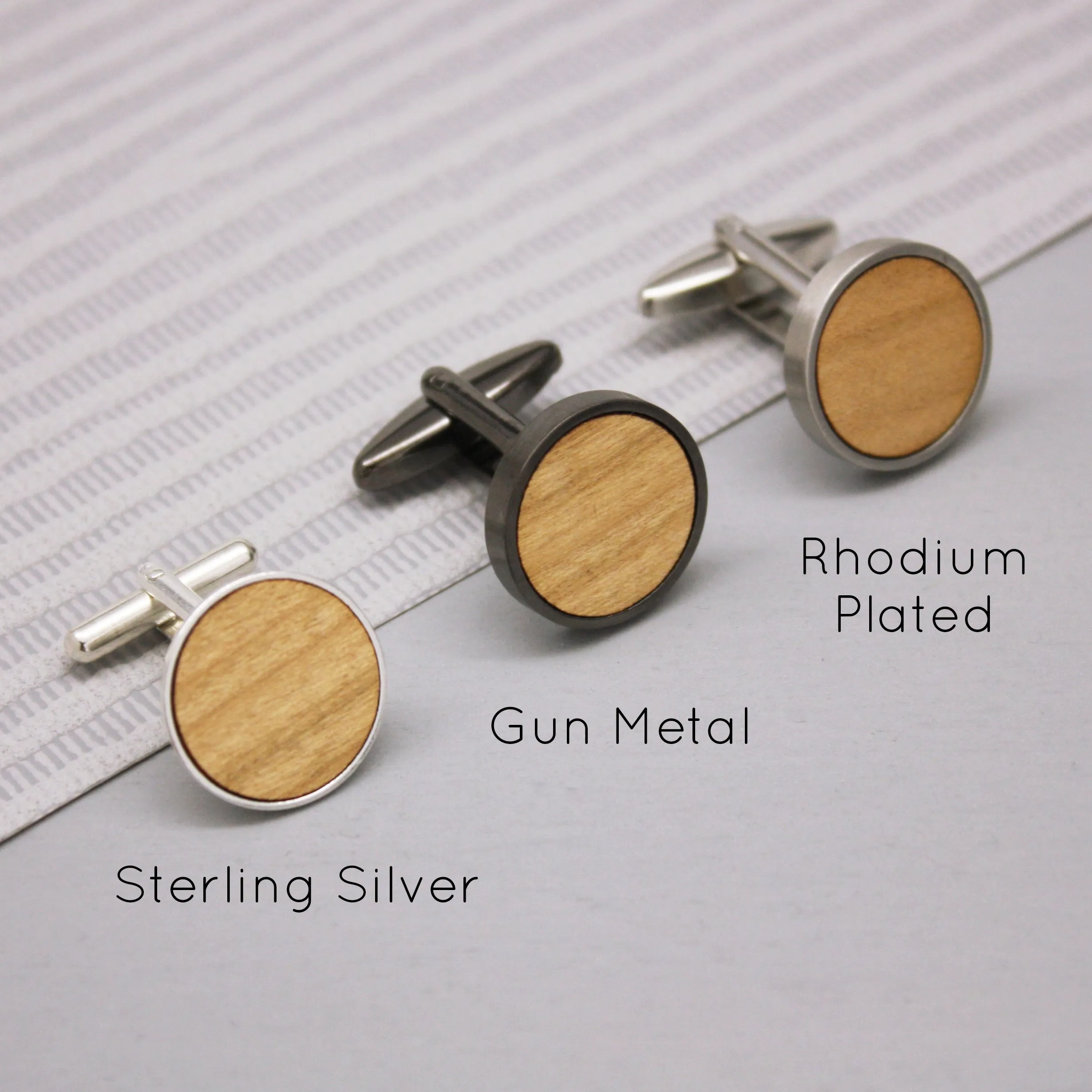 Kiwi Bird Provenance Wood Cufflinks