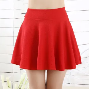 Korean High Waist A-Line Women Summer Skirt