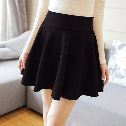 Korean High Waist A-Line Women Summer Skirt