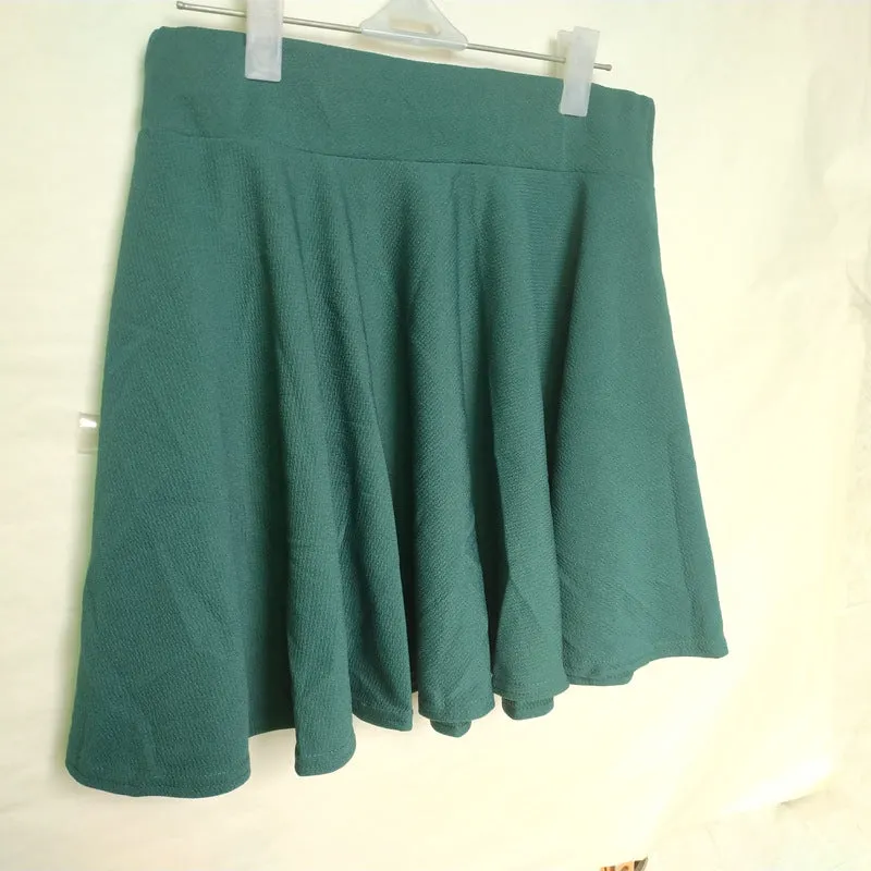 Korean High Waist A-Line Women Summer Skirt