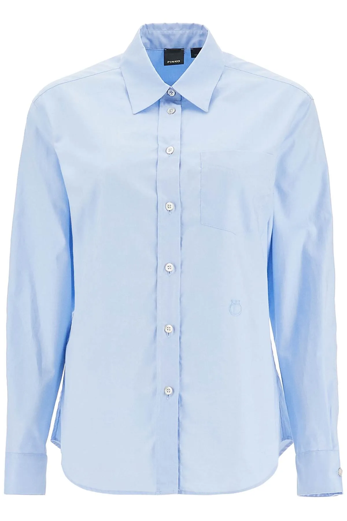 korean oxford shirt for men 103708 A1Y0 BLU PANORAMICO