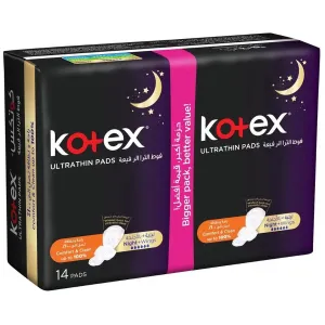 Kotex Ultra Thin Night Value Pack 14's