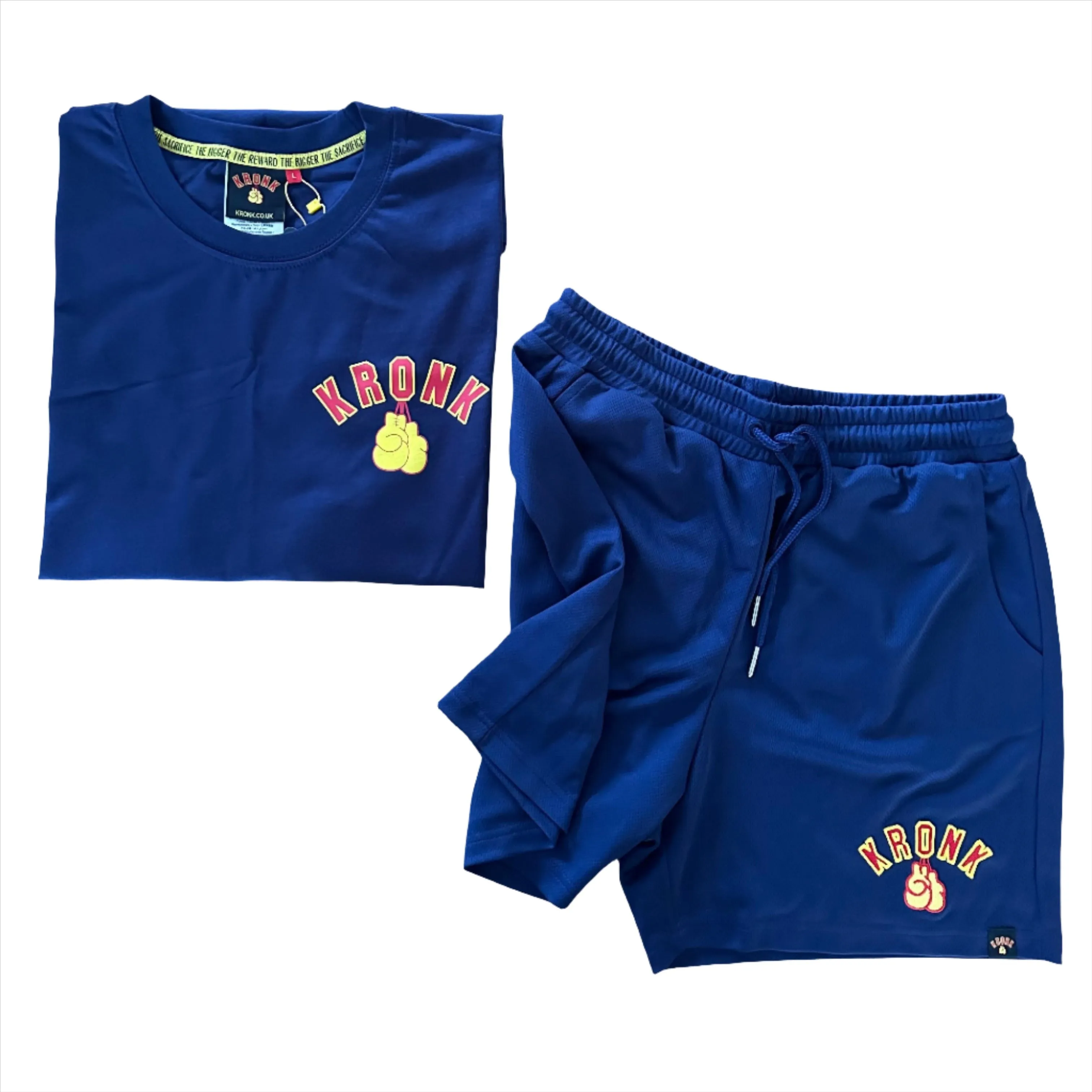 KRONK Thomas Hearns Training Camp Regular Fit T Shirt Navy