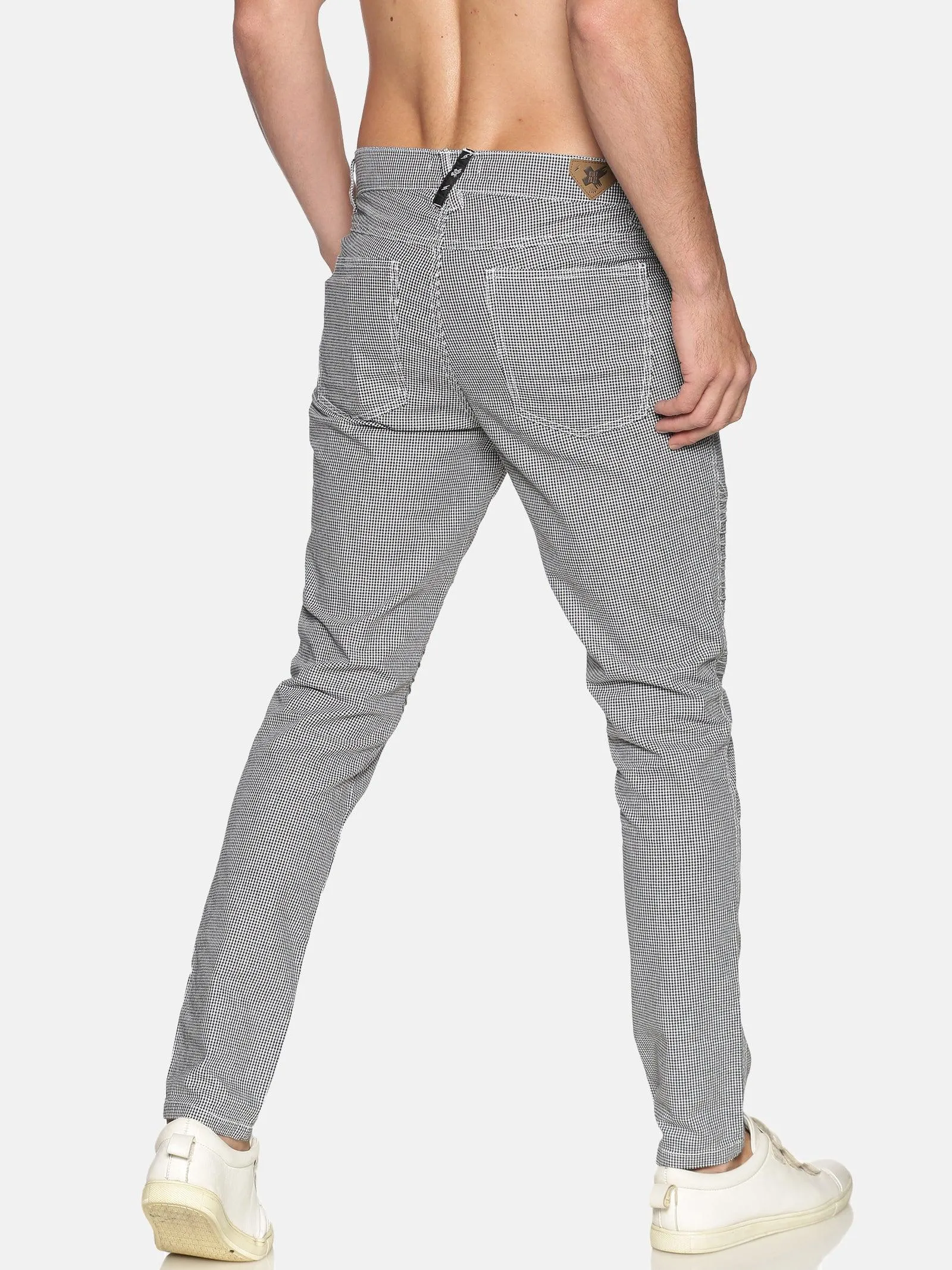 Kultprit Men's Trouser With Biker Details