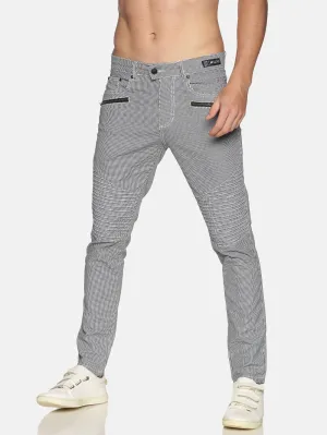 Kultprit Men's Trouser With Biker Details