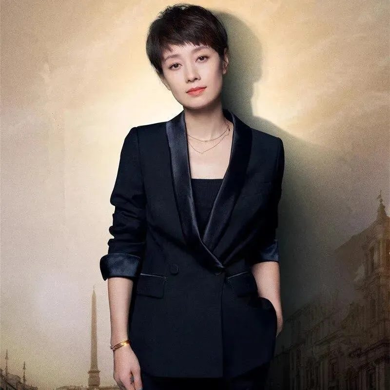 Ladies Tuxedo Pantsuit