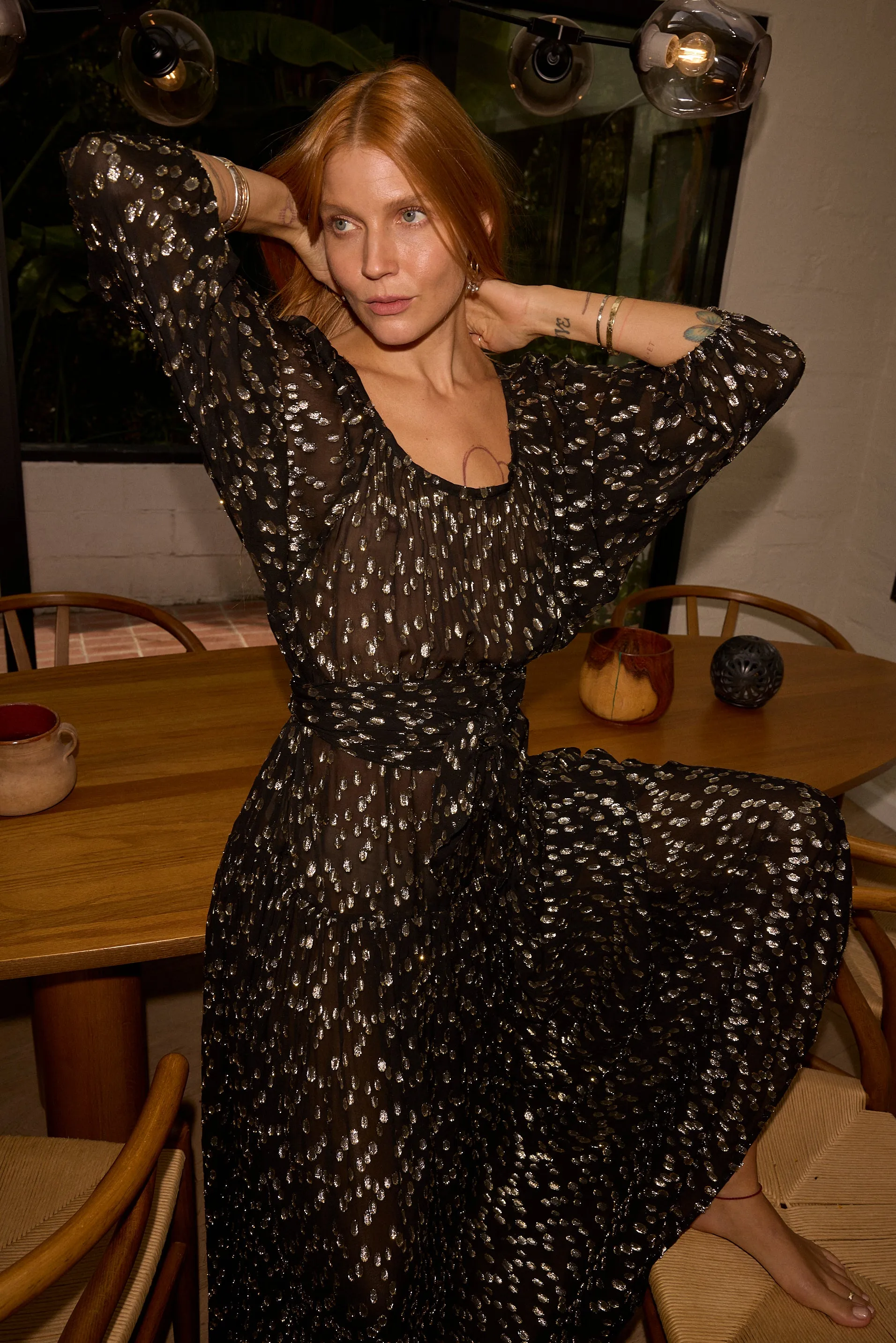 LAINEY DRESS WITH SASH Casual maxi dress Day Ready Look