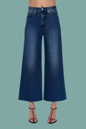 Low Profile Fade Resistant Dye Lana Crop High Rise Ultra-Wide Leg