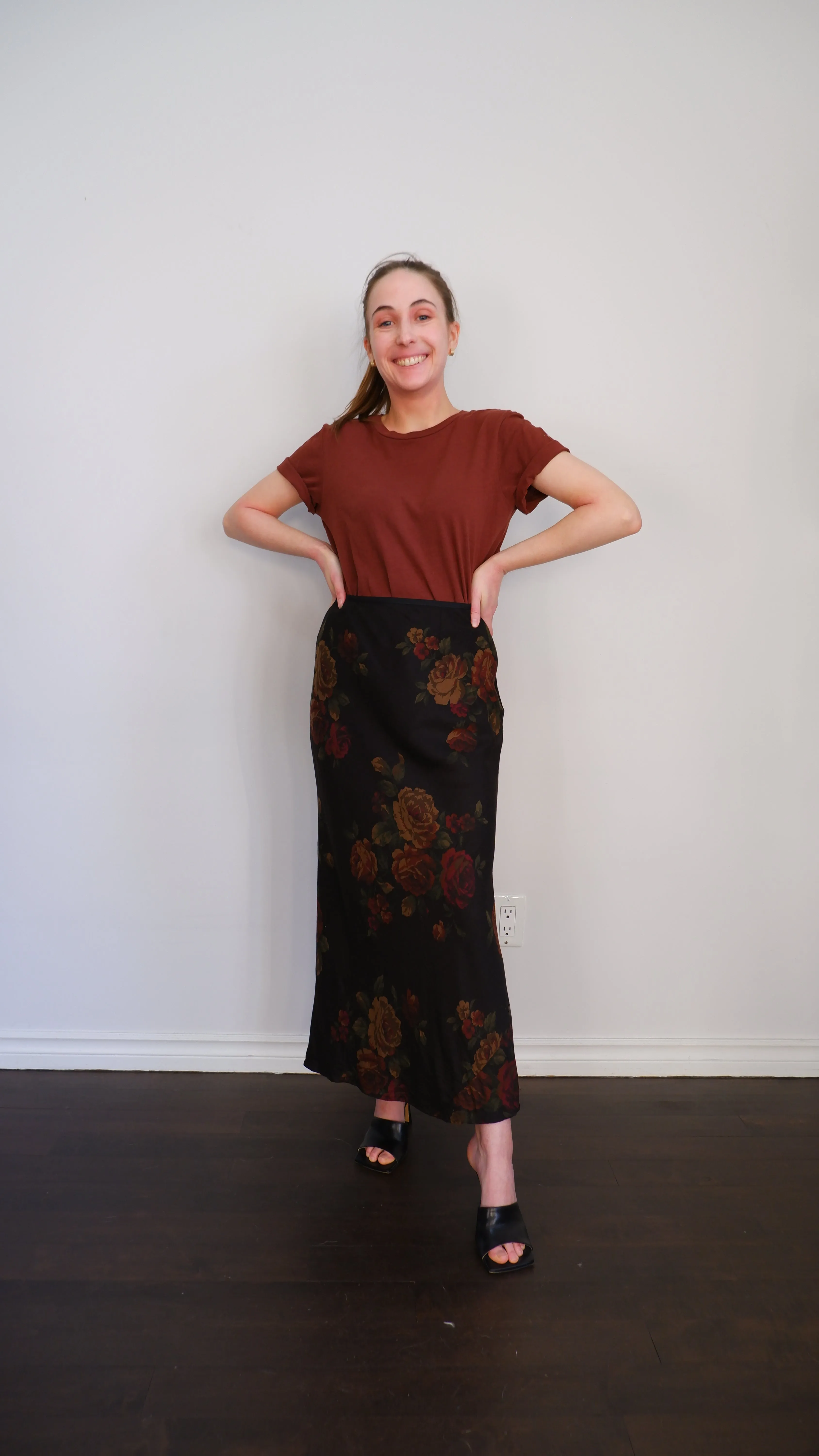 Laura Ashley Winter Floral Midi Skirt - 2