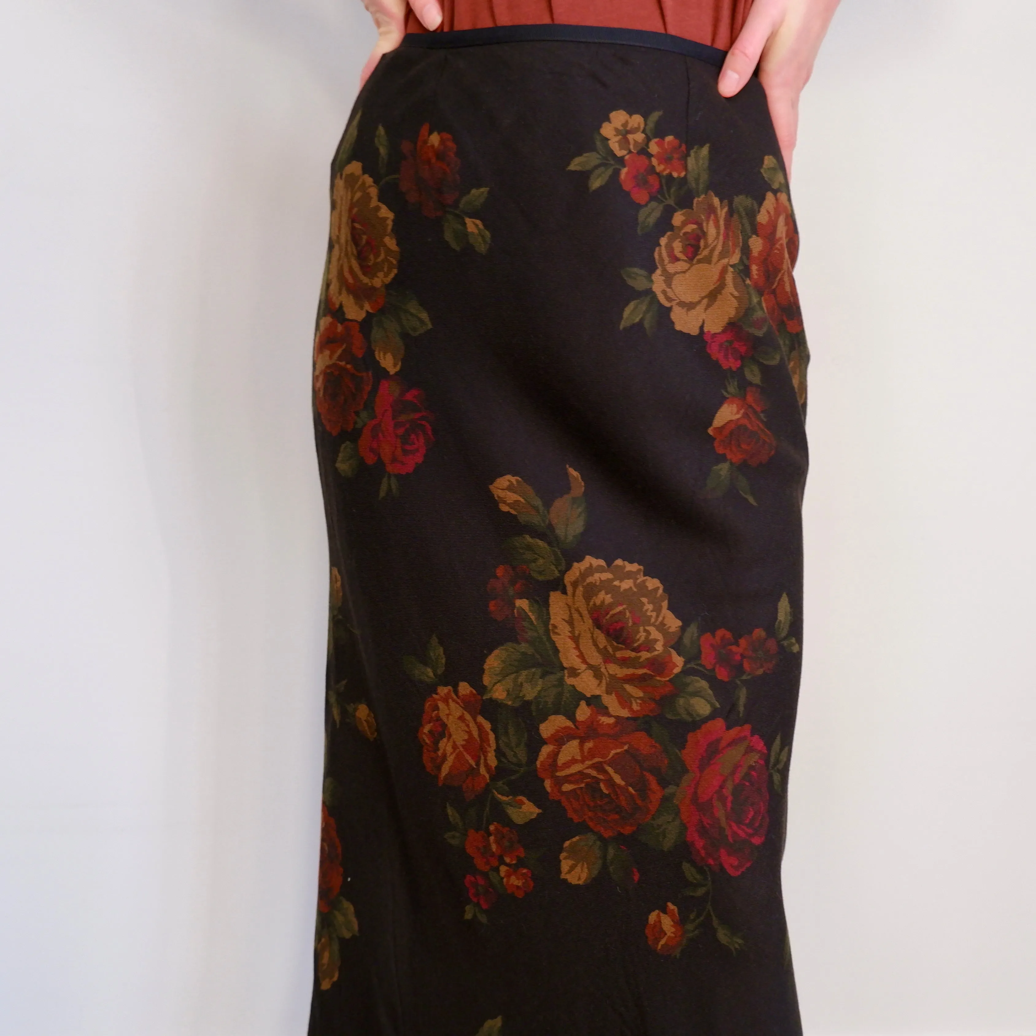 Laura Ashley Winter Floral Midi Skirt - 2