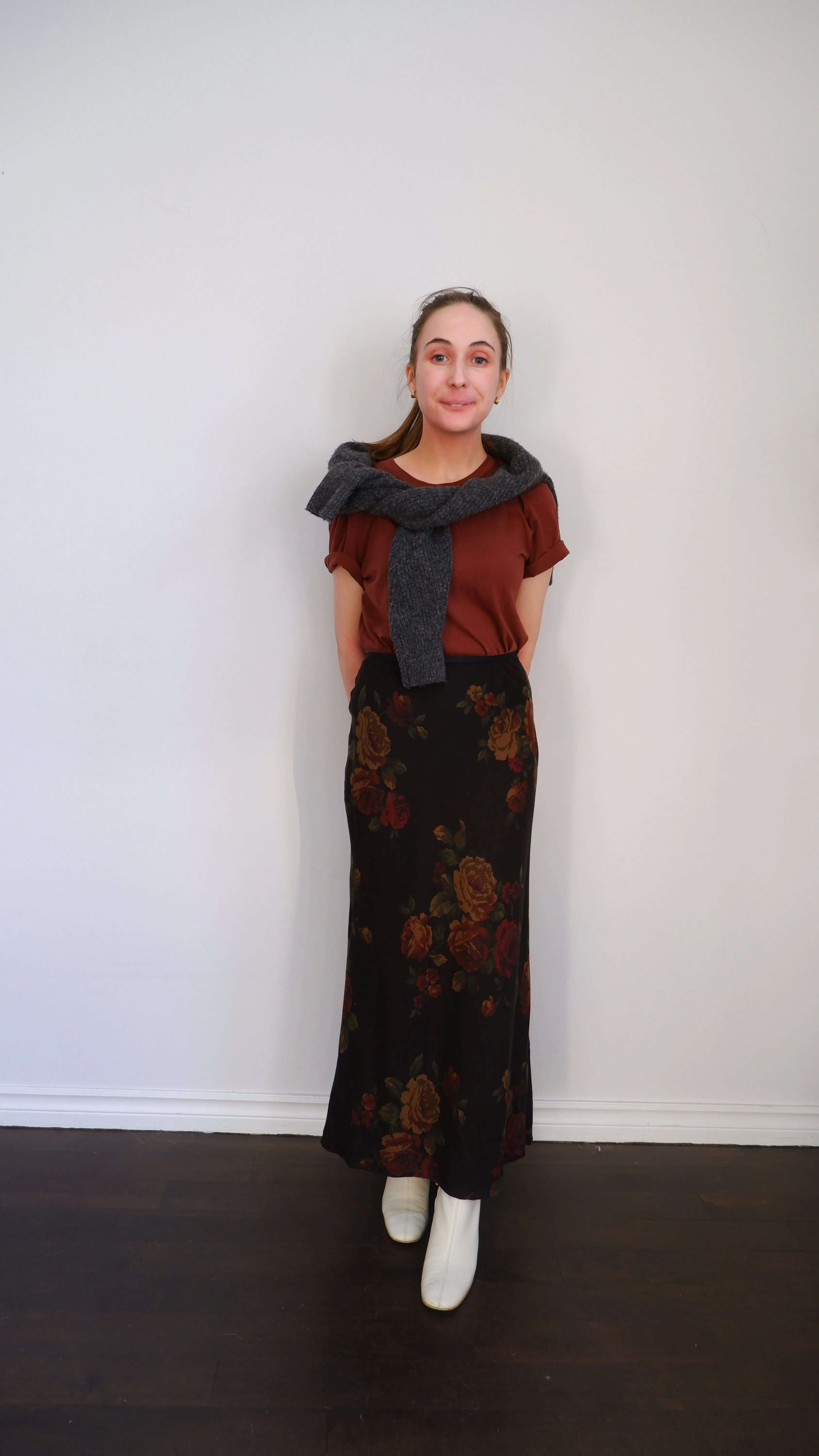 Laura Ashley Winter Floral Midi Skirt - 2