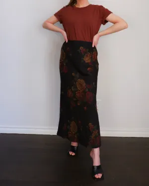 Laura Ashley Winter Floral Midi Skirt - 2